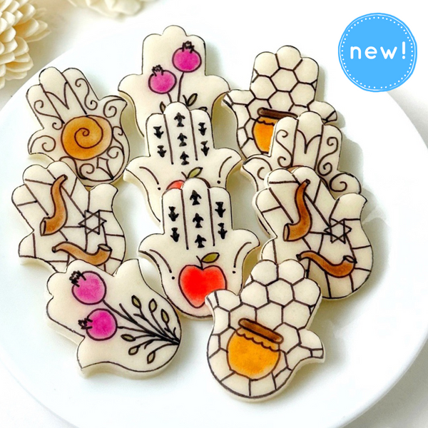 rosh hashanah hamsa placecards