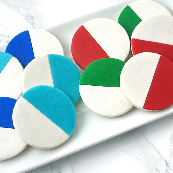 chrismukkah black & white cookies