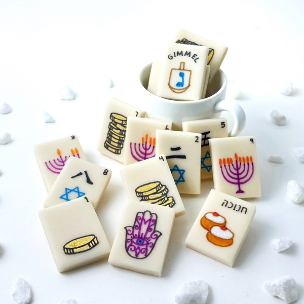 hanukkah mahjong tiles