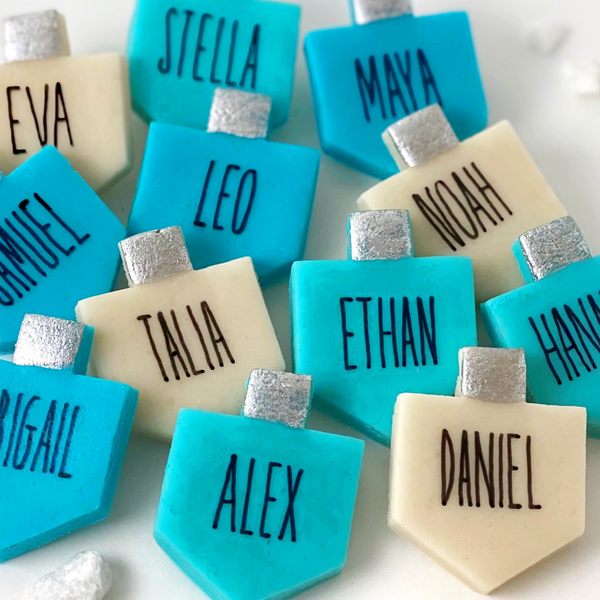 hanukkah personalized dreidels