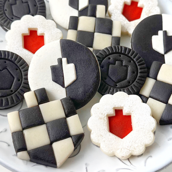 hanukkah dreidel classic cookies