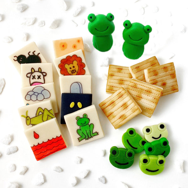 Hanukkah ultimate gift collection marzipan candy treats tiles layout