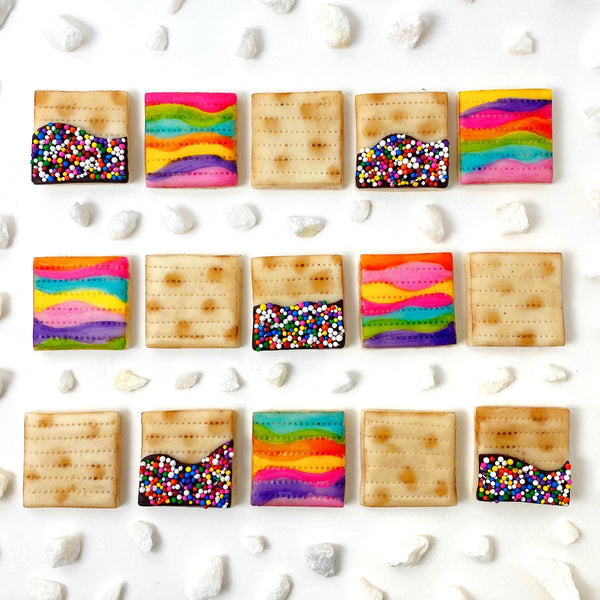 passover marzipan matzah sampler grid