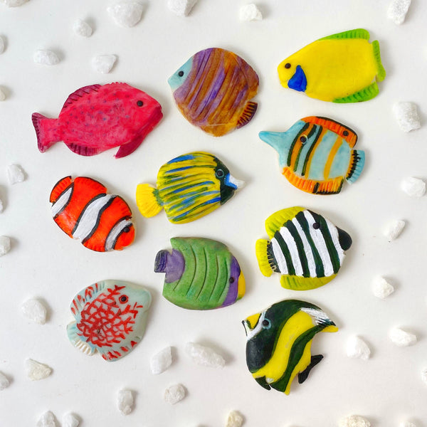 marzipan candy fish layout