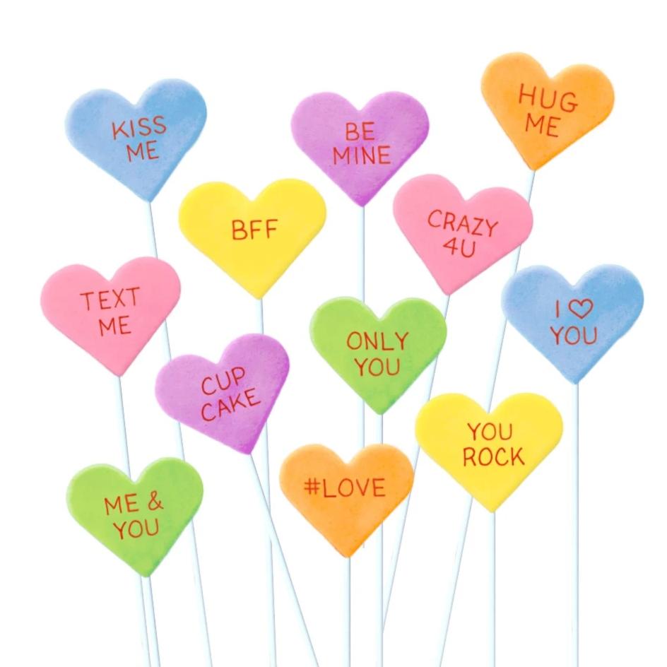 Valentines Day Candy Hearts Clipart, Love Conversation Heart Clipart, Heart  With Text Candy Clipart, Valetine Candy, Valentine's Day Image 