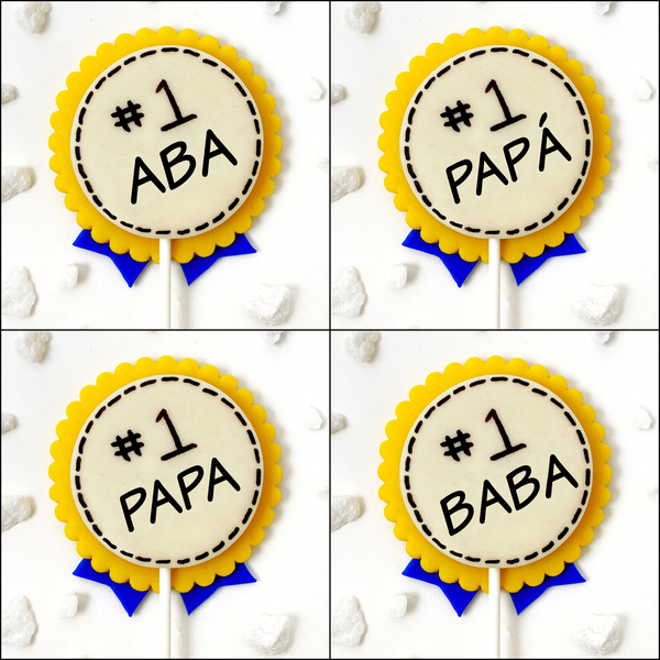 number one dad fathers day marzipan pop languages