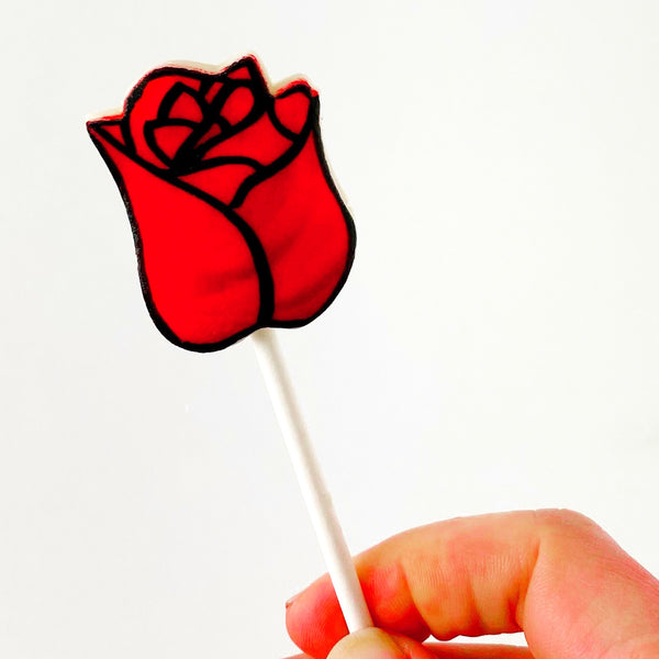 marzipan candy roses single