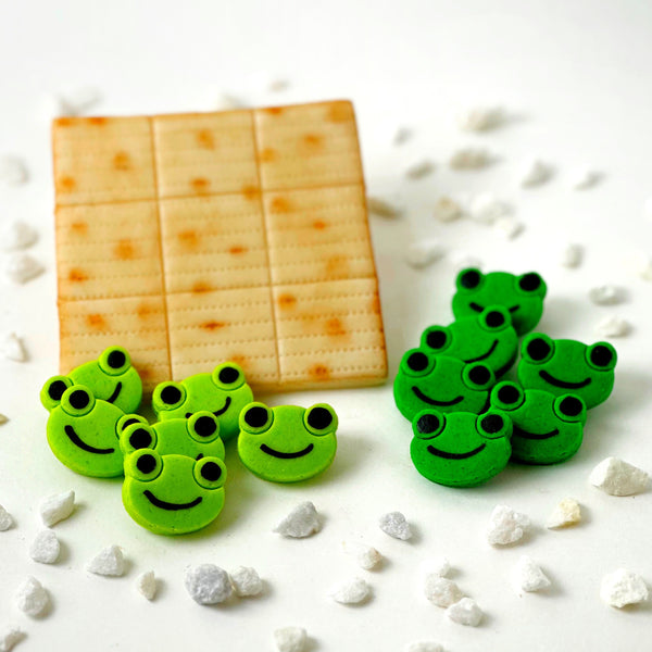 Passover Seder tic tac toe marzipan candy game portrait