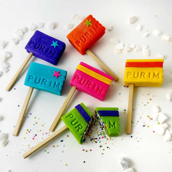 purim grogger sprinkle surprise together