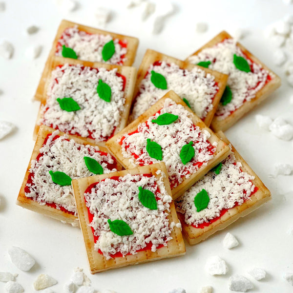 marzipan matzah pizza passover pile