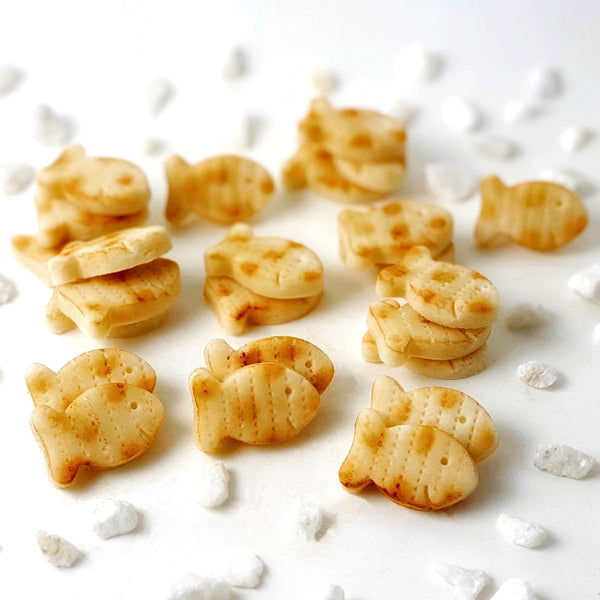goldfish matzah passover candy piles