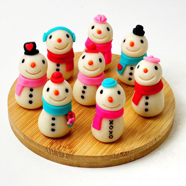 valentine's day snowpeople