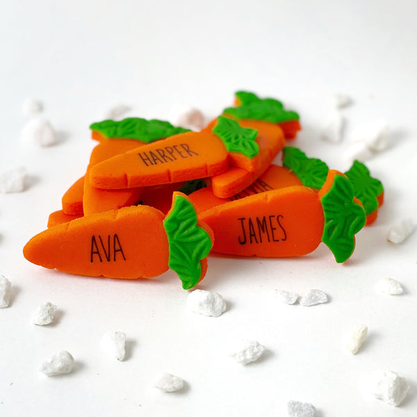 marzipan carrot personalized easter stacked