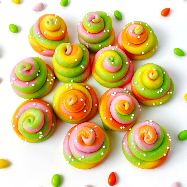 easter bunny marzipan poop candy sculptures collection