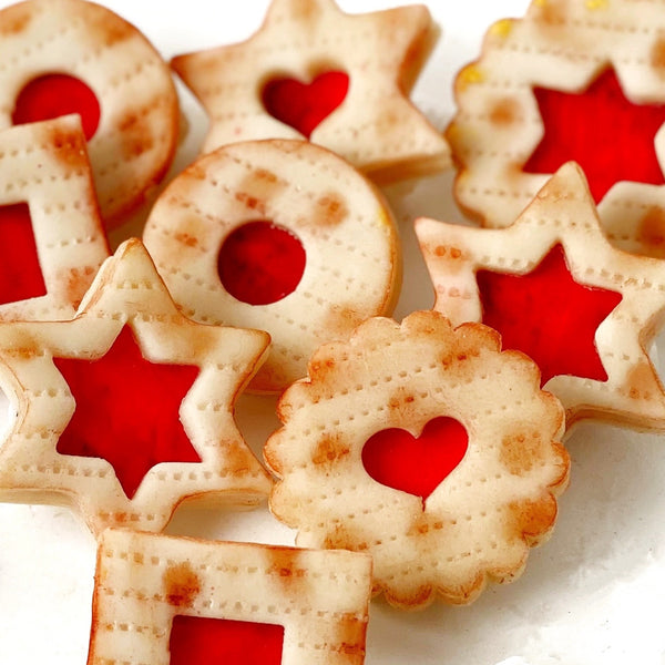 passover matzah linzer cookies