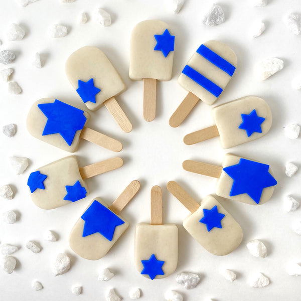 celebrate israel popsicles in a circle