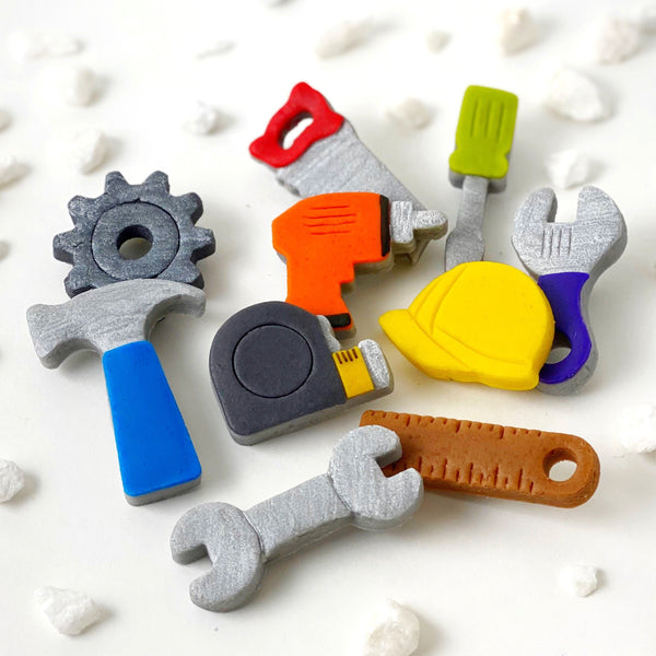 father's day handyman tool candy marzipan piled