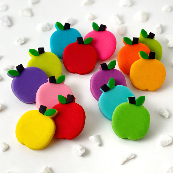 Rainbow apple tiles rosh hashanah layout