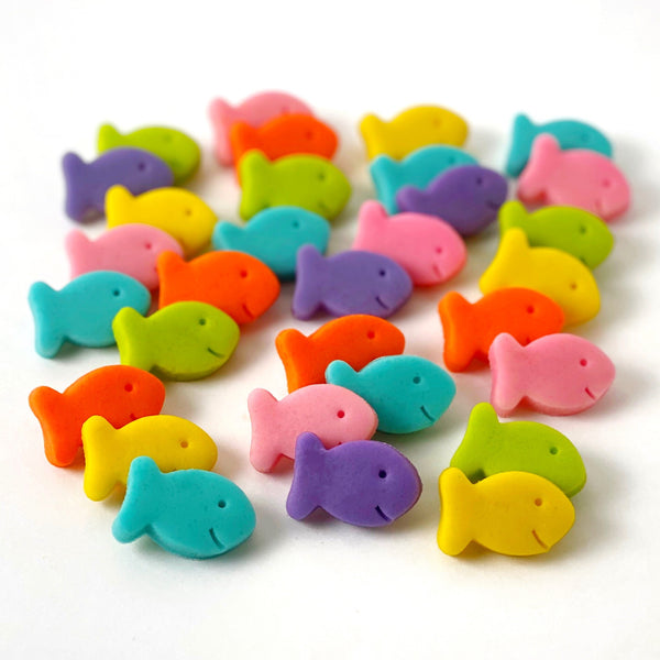 rainbow goldfish portrait