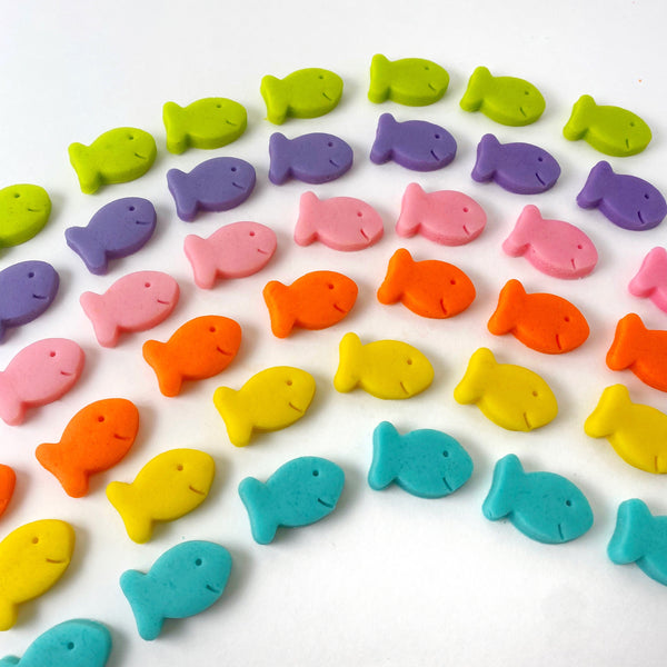 rainbow goldfish swimming