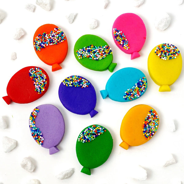 rainbow sprinkle balloons
