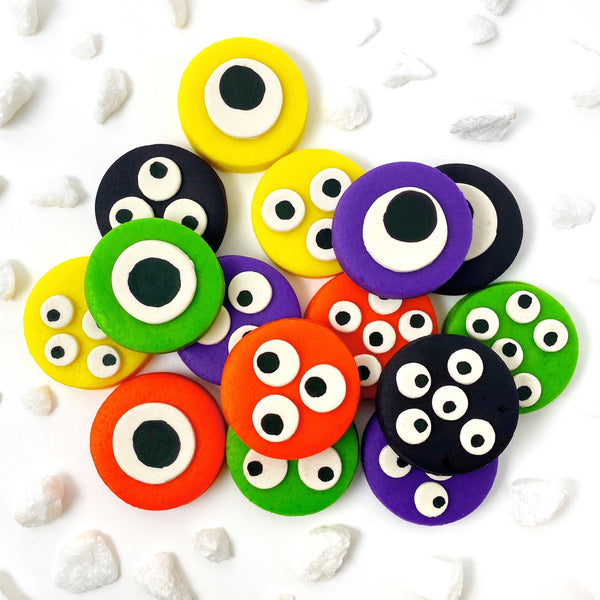 Halloween monster eye tiles collection