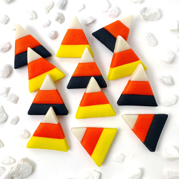 Halloween candy corn tiles