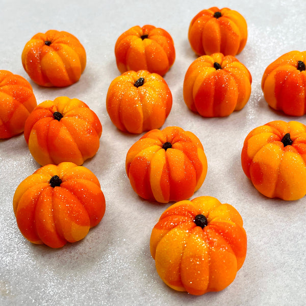 glitter tie dye pumpkins autumn thanksgiving candy group shot