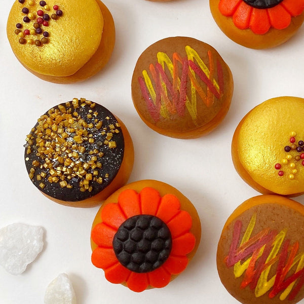 Thanksgiving donuts doughnuts close up new