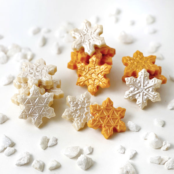 luxe combo marzipan snowflakes stacks