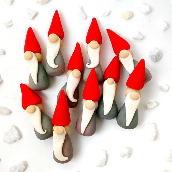 christmas gnome marzipan candy