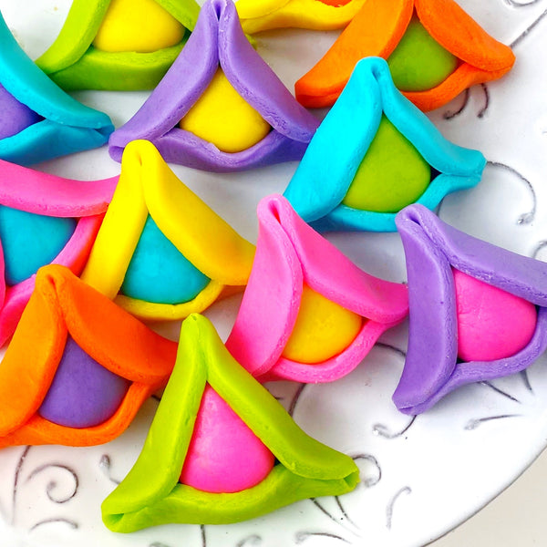Fantasy Marzipan Hamantaschen closeup