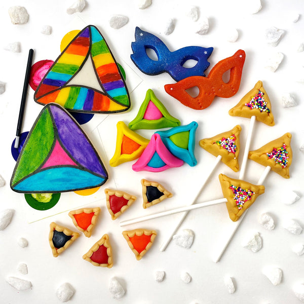 ultimate Purim mishloach manot marzipan treats full picture