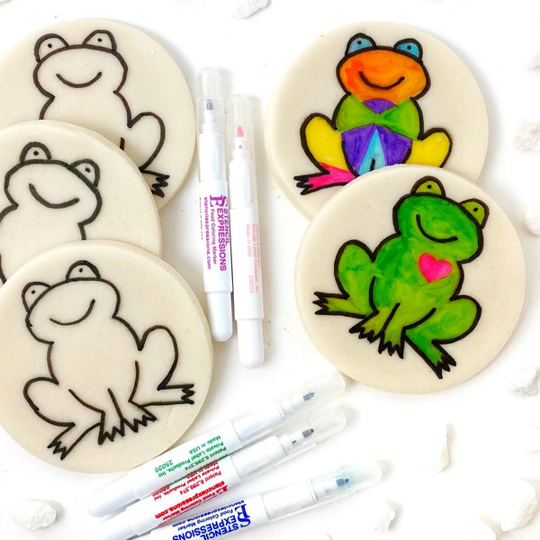 Passover paint your own frogs markers