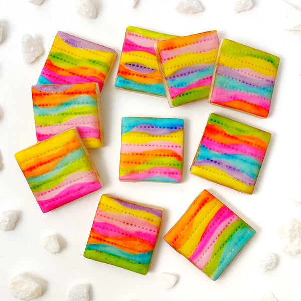 passover fantasy rainbow marzipan matzah
