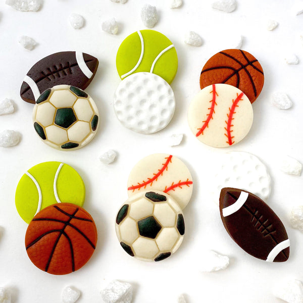 sports candy tiles football basketball soccer golf baseball tennis layout