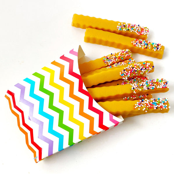 sprinkle crinkle french fries