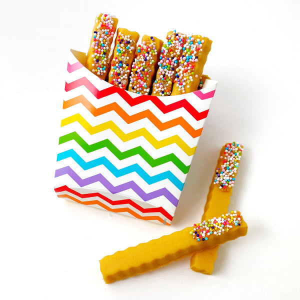 sprinkle crinkle french fries