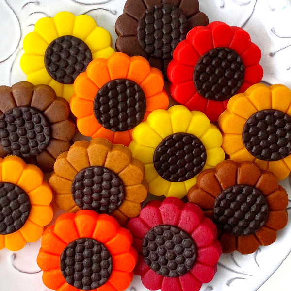 autumn sunflowers thanksgiving gift closeup