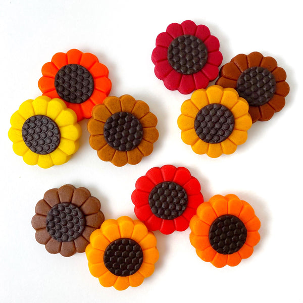 autumn sunflowers thanksgiving gift layout