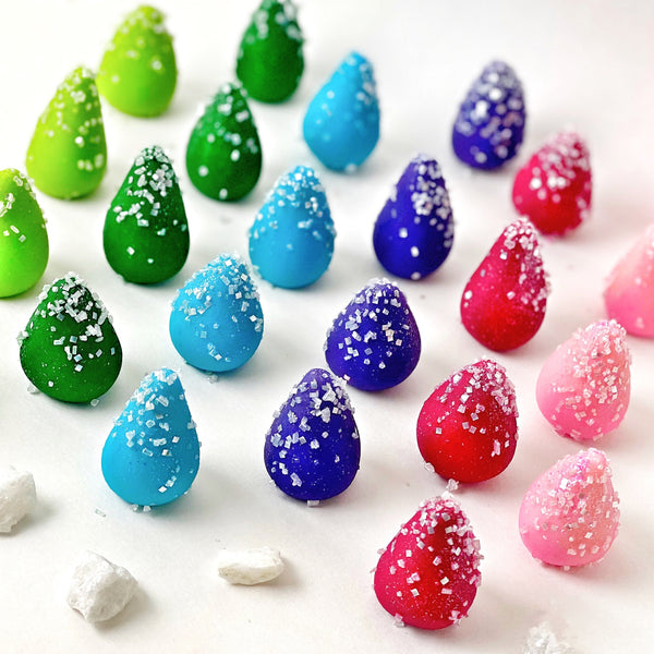 colorful christmas trees marzipan royal