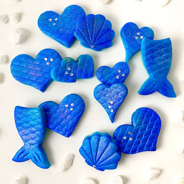 Mermaid candy marzipan valentine's pairs