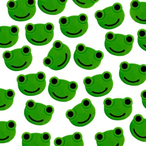 Passover green frogs mini marzipan candy bites