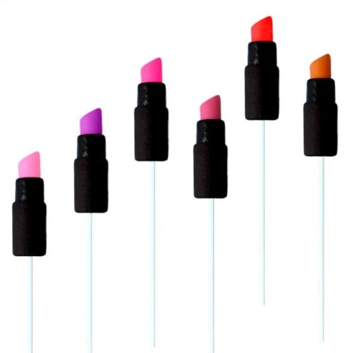 edible lipsticks makeup marzipan candy lollipops