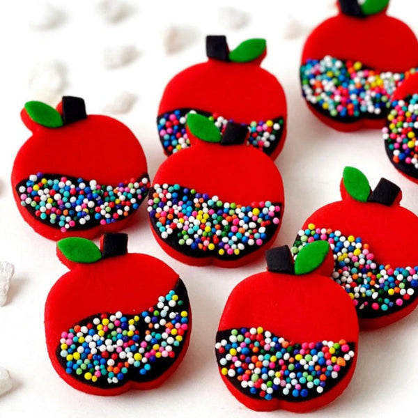 rosh hashanah sprinkle apples close up new