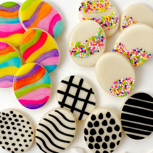 easter egg marzipan sampler