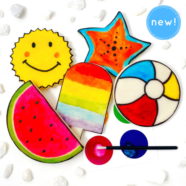 summer paint your own assorted marzipan candy new