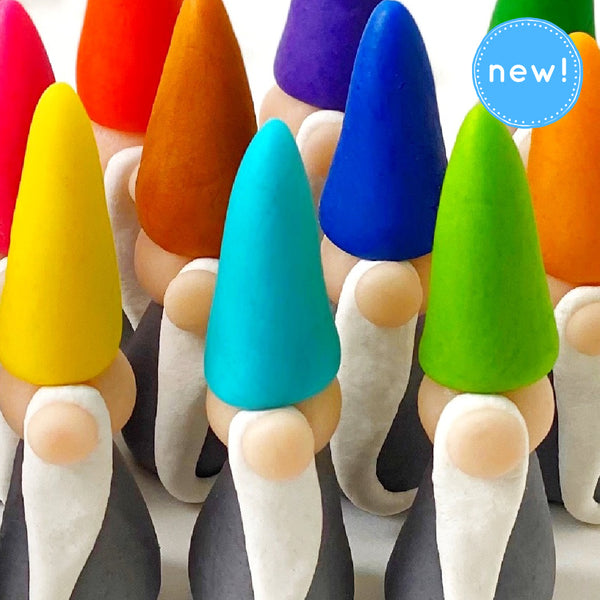 christmas gnomes marzipan rainbow new