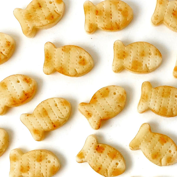 goldfish matzah passover candy closeup