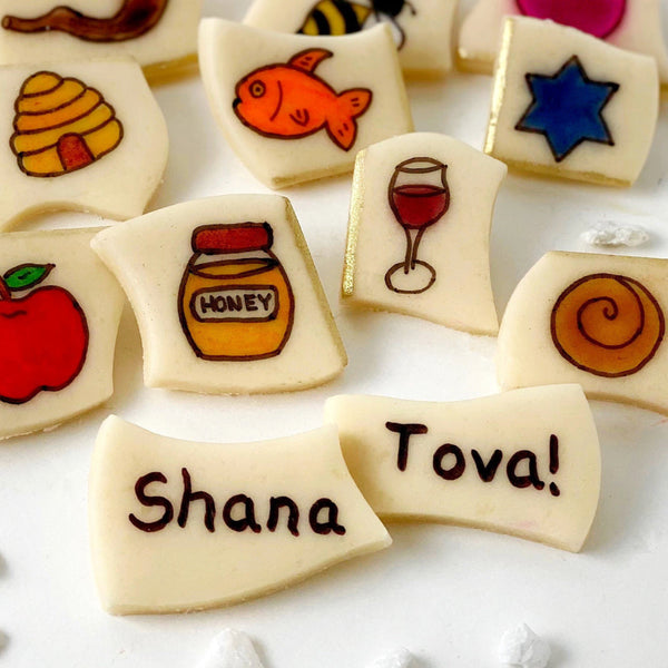 shana tove greeting card english closeup